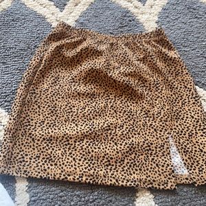 Animal print skirt